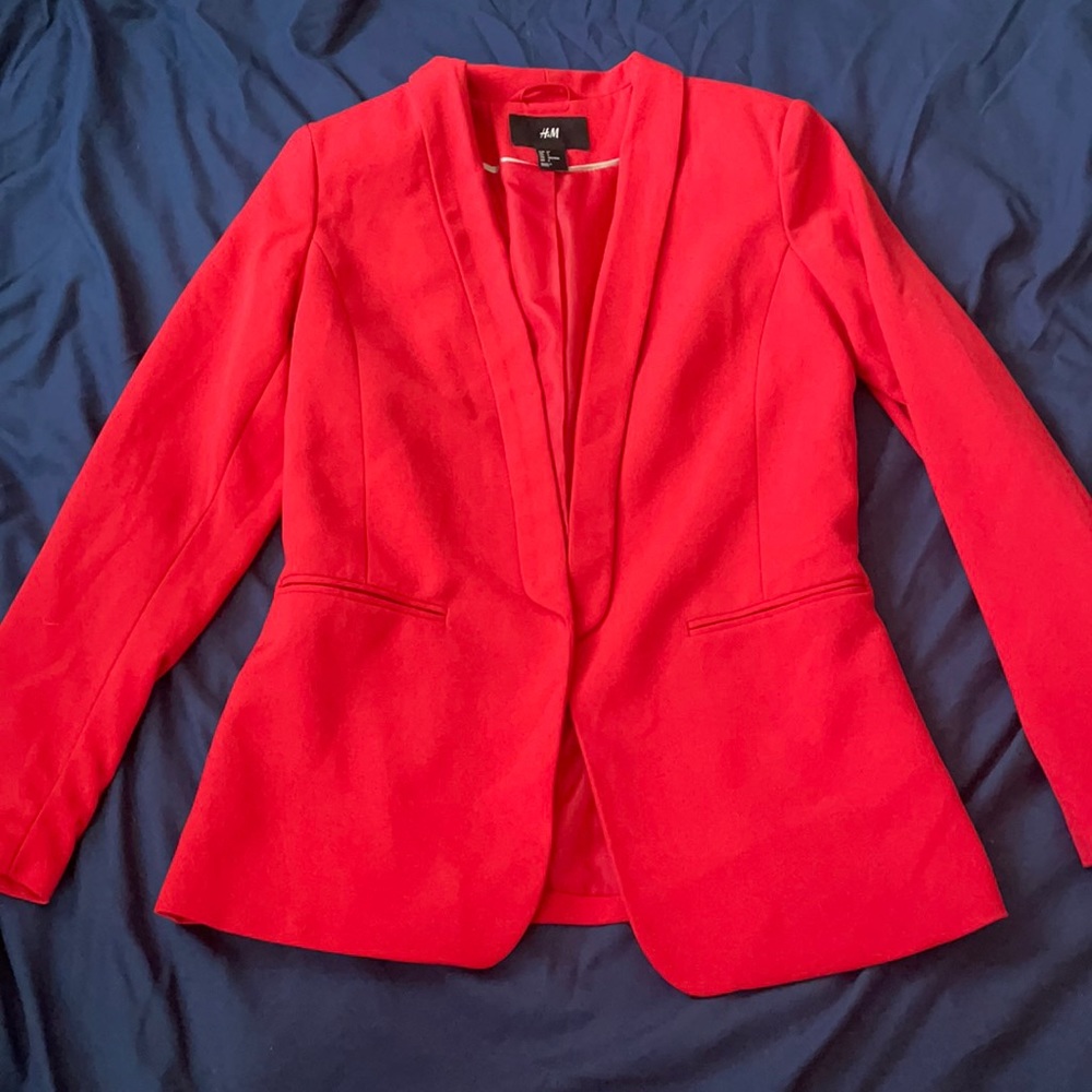 H&M Coral Blazer